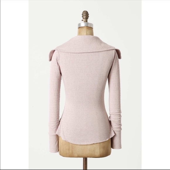 Anthropologie Eloise pink zip up - Picture 2 of 6